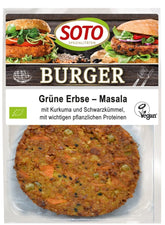 Burger végétalien aux petits pois BIO 160g SOTO